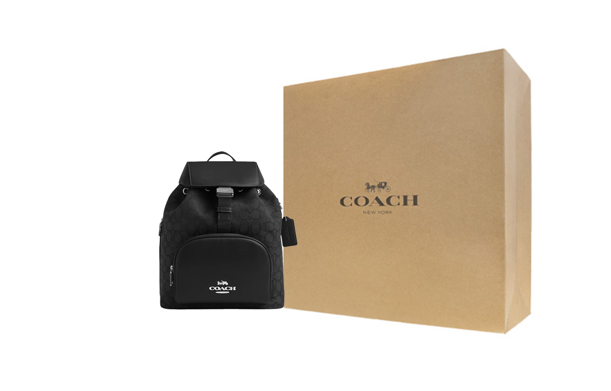 COACH Женский рюкзак из жаккарда с кожаной спинкой
COACH Женский рюкзак из жаккарда с кожаной спинкой
