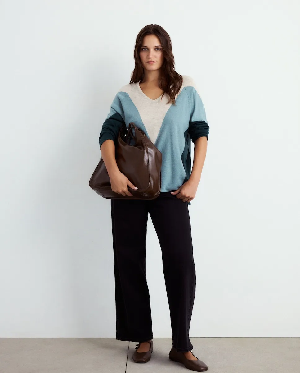 Женский джемпер с V-образным вырезом Couchel, хаки
Женский джемпер с V-образным вырезом Couchel, хаки