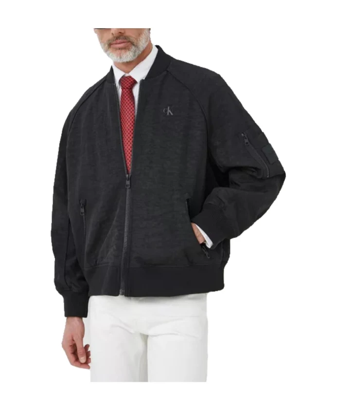Куртка-Бомбер с открытой застежкой-молнией Calvin Klein, черный
Куртка-Бомбер с открытой застежкой-молнией Calvin Klein, черный