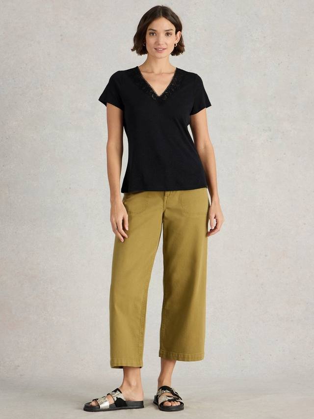 Футболка Ellie с кружевной отделкой из льняной смеси White Stuff, Pure Black
Футболка Ellie с кружевной отделкой из льняной смеси White Stuff, Pure Black