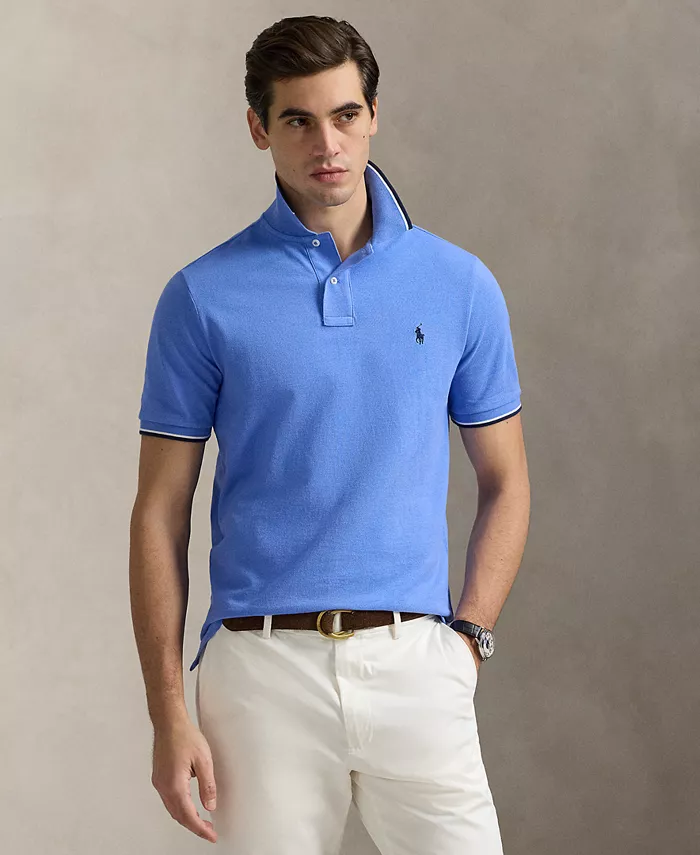 Мужская классическая поло с сетчатой тканью Polo Ralph Lauren, синий
Мужская классическая поло с сетчатой тканью Polo Ralph Lauren, синий