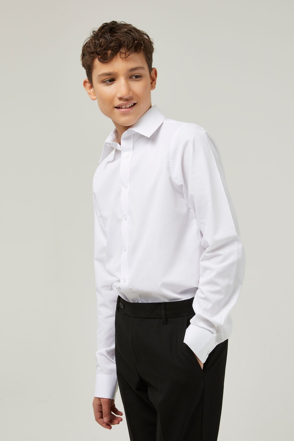 Набор из 3 школьных рубашек облегающего кроя с длинным рукавом Trutex, белый
Набор из 3 школьных рубашек облегающего кроя с длинным рукавом Trutex, белый