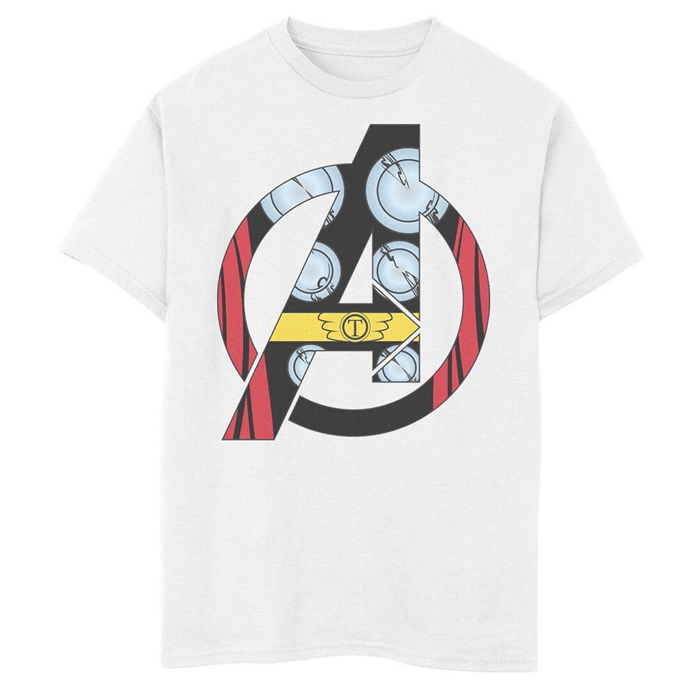 Футболка с логотипом в виде костюма Тора в стиле Мстителей Marvel для мальчиков 8–20 лет, белый
Футболка с логотипом в виде костюма Тора в стиле Мстителей Marvel для мальчиков 8–20 лет, белый