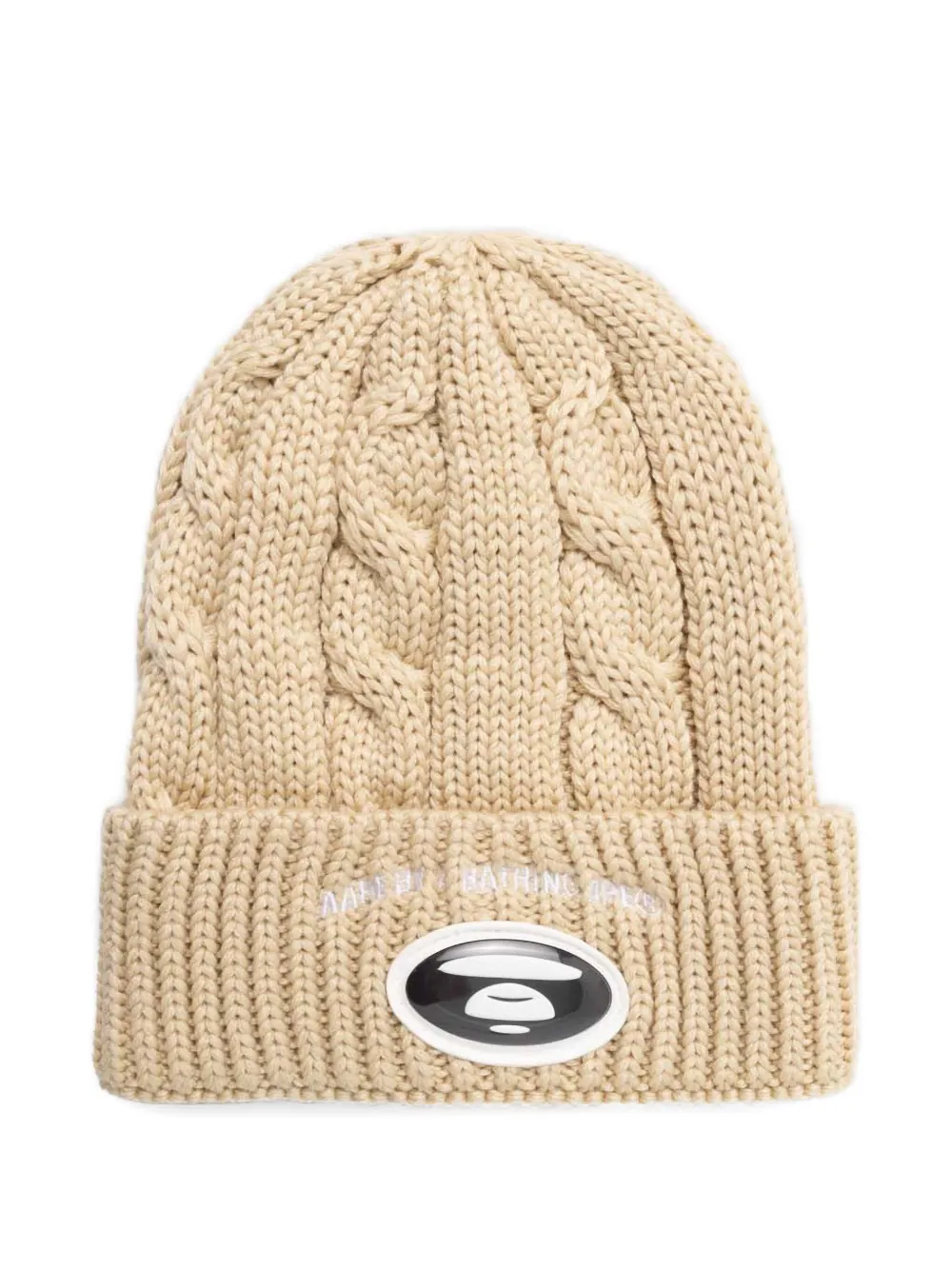 Фактурная шапка бини с нашивкой-логотипом Aape By *A Bathing Ape, бежевый
Фактурная шапка бини с нашивкой-логотипом Aape By *A Bathing Ape, бежевый