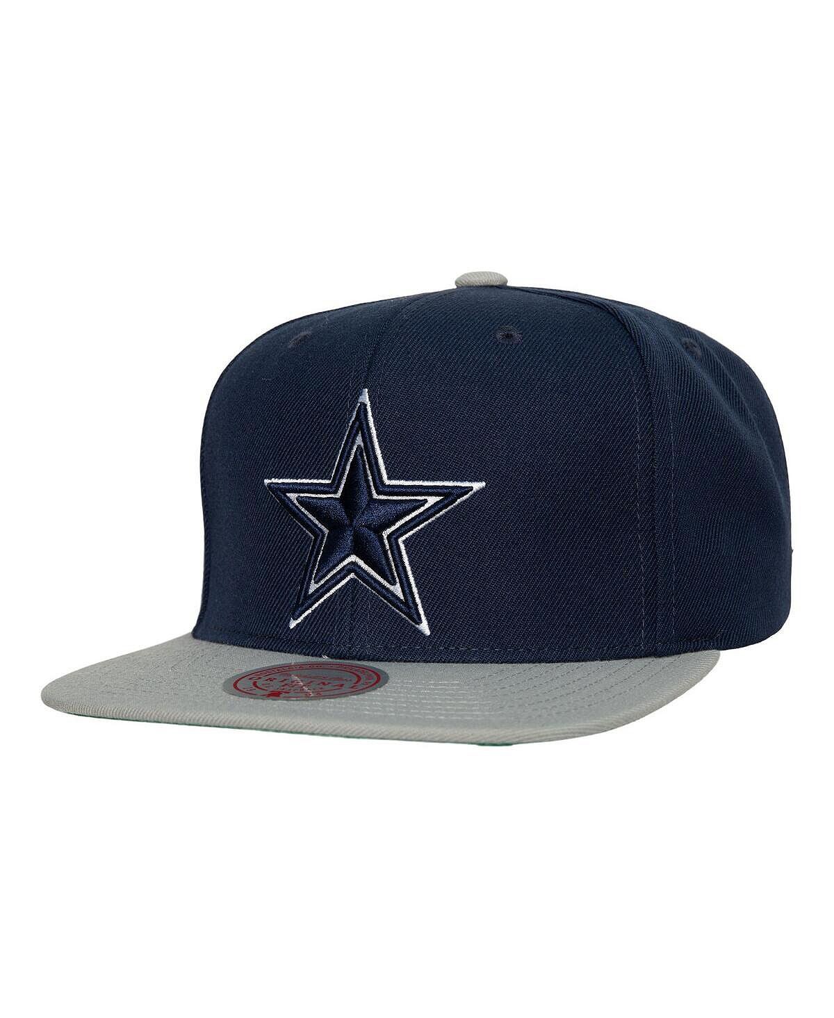 Мужская двухцветная бейсболка Snapback темно-синего и серебристого цвета Dallas Cowboys Team Mitchell & Ness
Мужская двухцветная бейсболка Snapback темно-синего и серебристого цвета Dallas Cowboys Team Mitchell & Ness