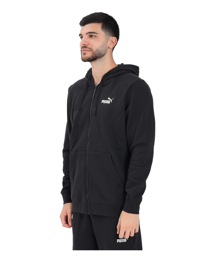 Черная толстовка Essentials на молнии Puma, черный
Черная толстовка Essentials на молнии Puma, черный