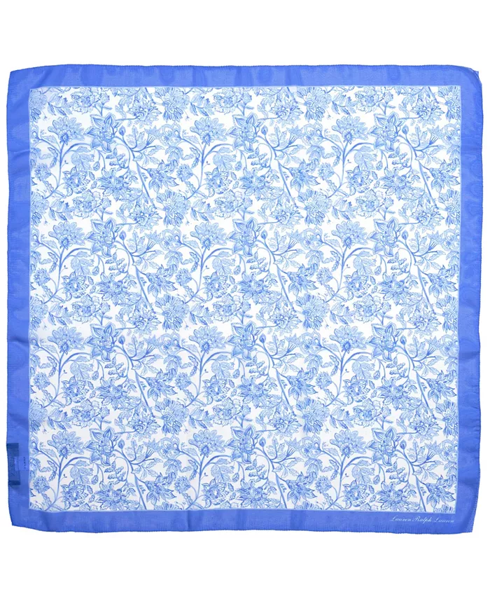 Летний цветочный квадратный шарф Lauren Ralph Lauren, синий
Летний цветочный квадратный шарф Lauren Ralph Lauren, синий