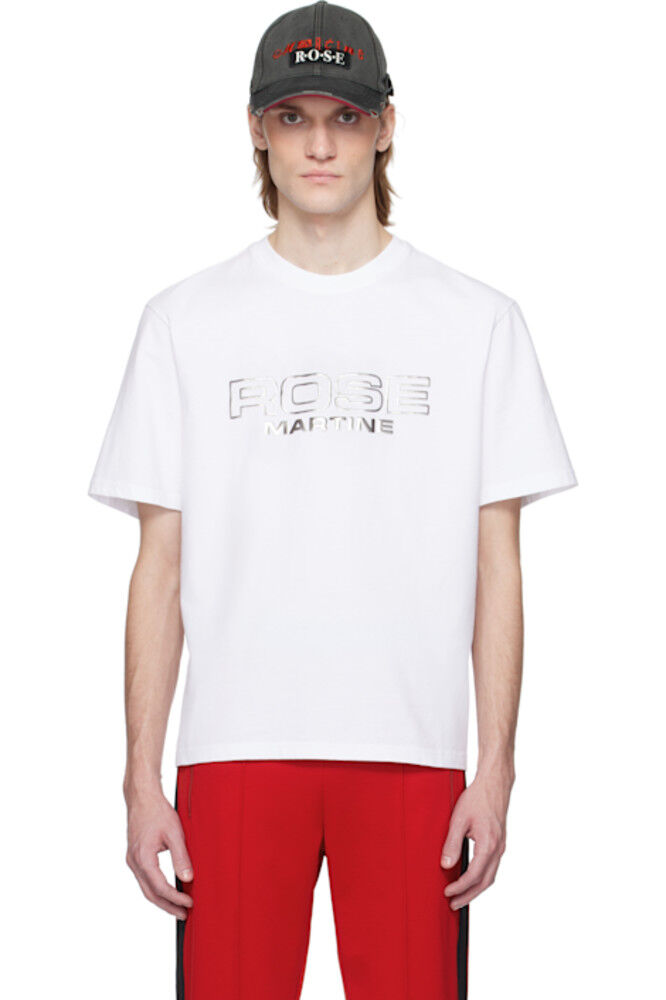 Белая классическая футболка Martine Rose
Белая классическая футболка Martine Rose