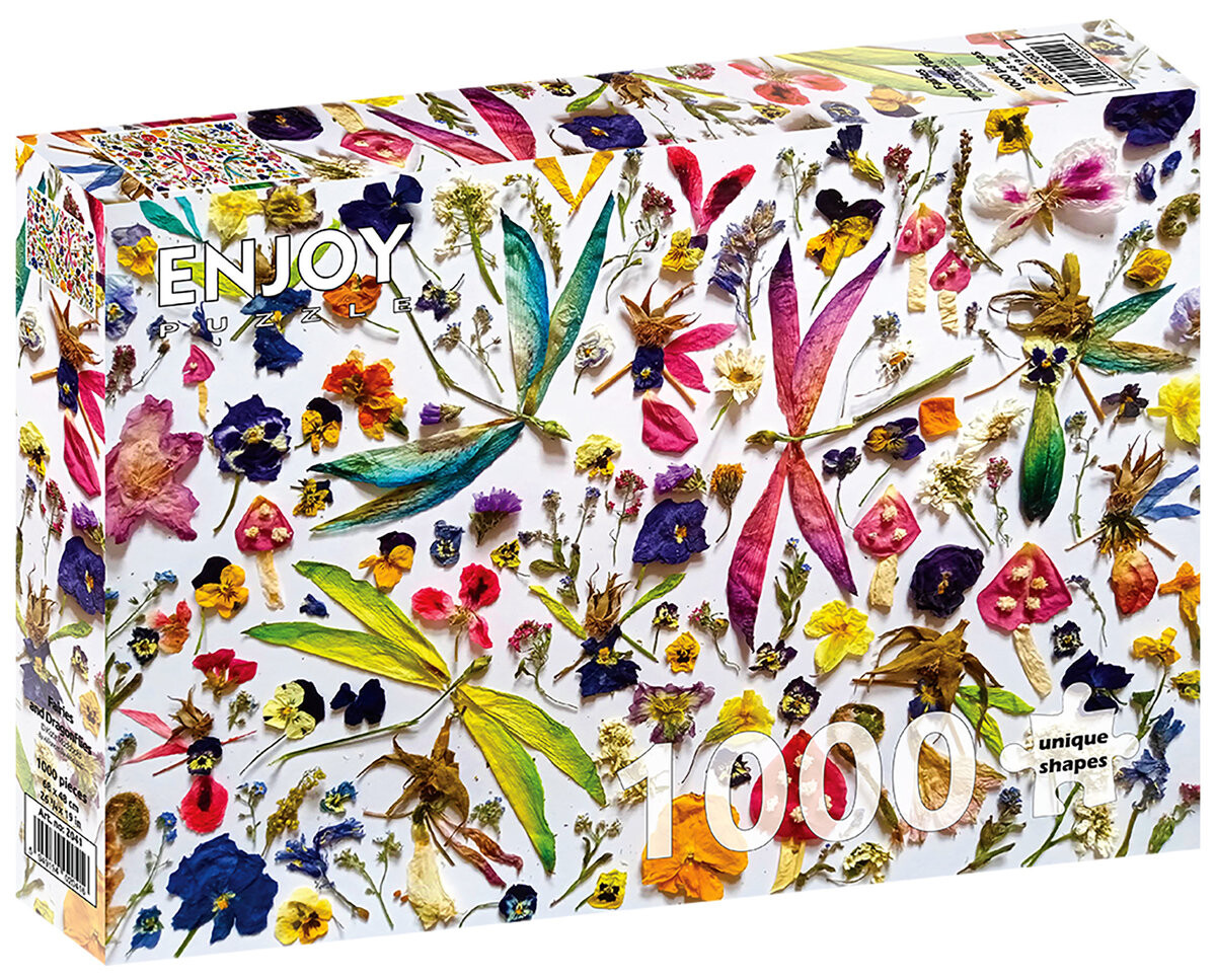 Enjoy, Пазл - Цветы и стрекозы, 1000 шт.
Enjoy, Пазл - Цветы и стрекозы, 1000 шт.