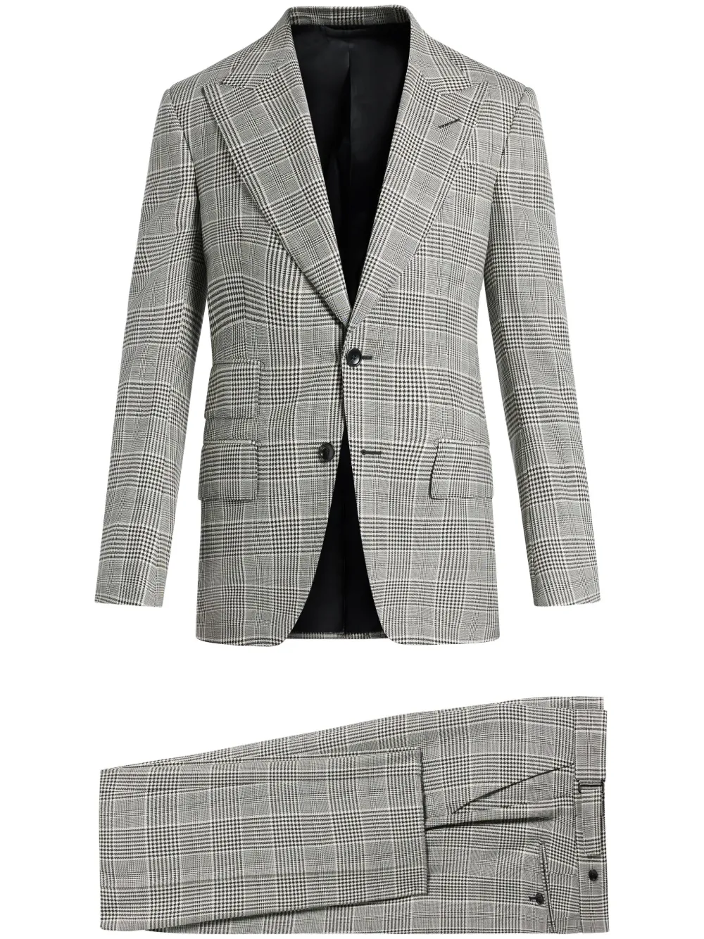 Костюм с однобортным пиджаком TOM FORD, черный
Костюм с однобортным пиджаком TOM FORD, черный