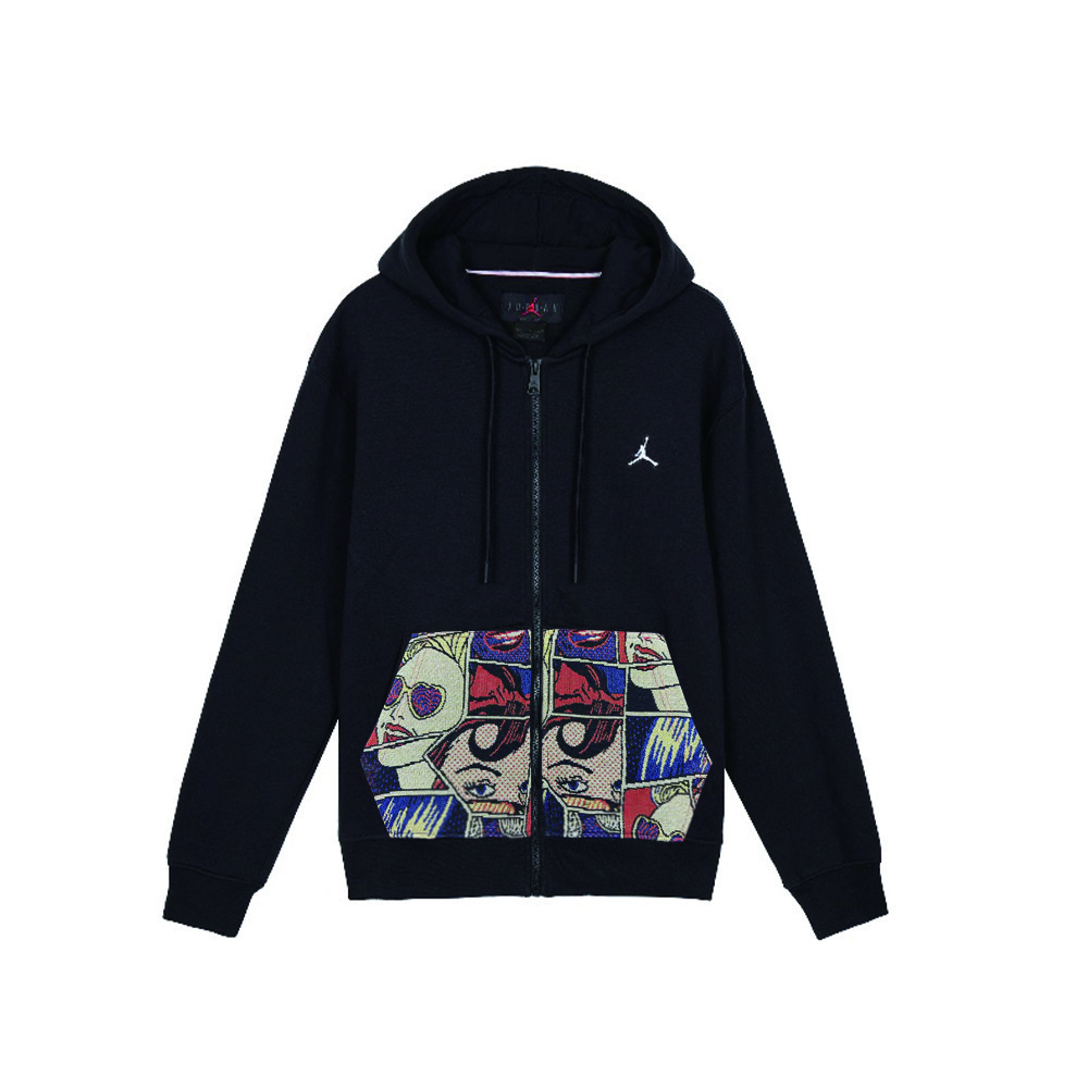 Толстовка мужская черная Jordan, черный 
Толстовка мужская черная Jordan, черный