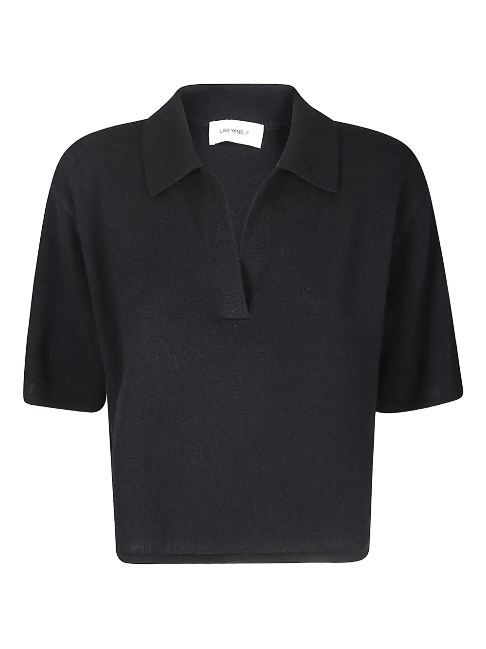Кашемировый свитер с воротником-поло Lisa Yang, черный
Кашемировый свитер с воротником-поло Lisa Yang, черный