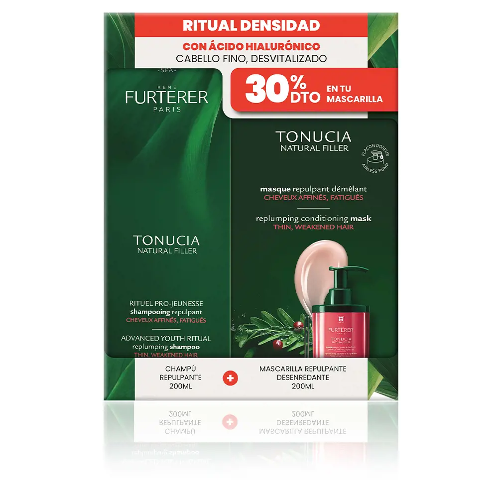 Шампунь Tonucia natural filler champú repulpante + mask estuche Rene Furterer, 2 шт.
Шампунь Tonucia natural filler champú repulpante + mask estuche Rene Furterer, 2 шт.