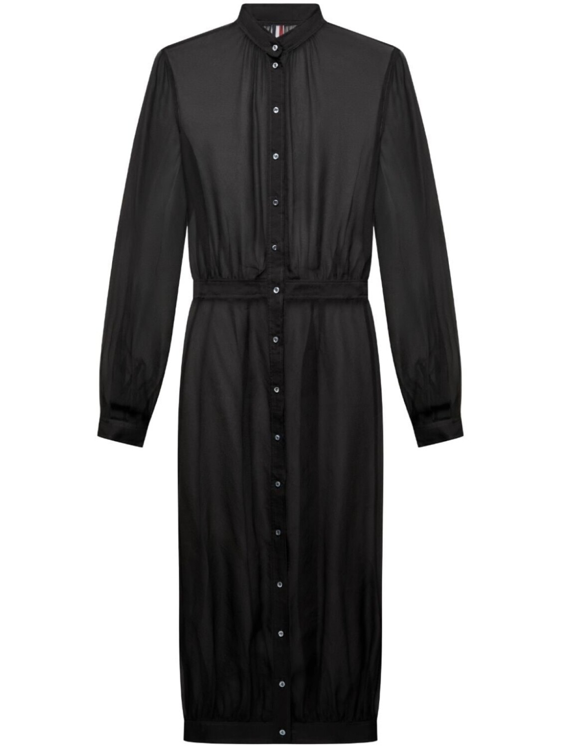Thom Browne полупрозрачное платье миди, черный
Thom Browne полупрозрачное платье миди, черный