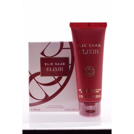 Elie Saab Elixir Eau De Parfum Spray 100ml + 75ml Scented Body Lotion
Elie Saab Elixir Eau De Parfum Spray 100ml + 75ml Scented Body Lotion