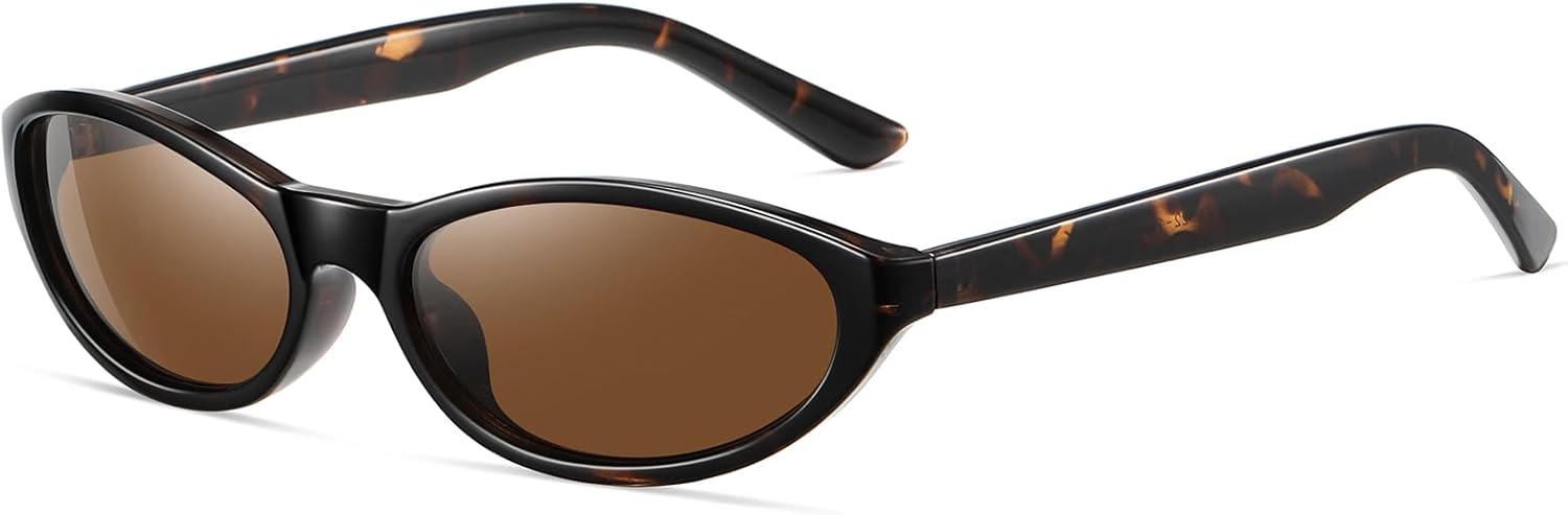 Солнцезащитные очки для женщин. Классические винтажные солнцезащитные очки в стиле ретро, овальные, модные очки 90-х годов, солнцезащитные очки с линзами UV400 CHAOSELF, Leopard+tea
Солнцезащитные очки для женщин. Классические винтажные солнцезащитные очки в стиле ретро, овальные, модные очки 90-х годов, солнцезащитные очки с линзами UV400 CHAOSELF, Leopard+tea