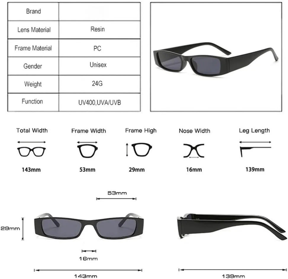 Модные маленькие прямоугольные солнцезащитные очки для женщин, ретро-стиль, квадратные солнцезащитные очки для мужчин, защита от УФ-излучения UV400 SKFGNX, Red Gray
Модные маленькие прямоугольные солнцезащитные очки для женщин, ретро-стиль, квадратные солнцезащитные очки для мужчин, защита от УФ-излучения UV400 SKFGNX, Red Gray