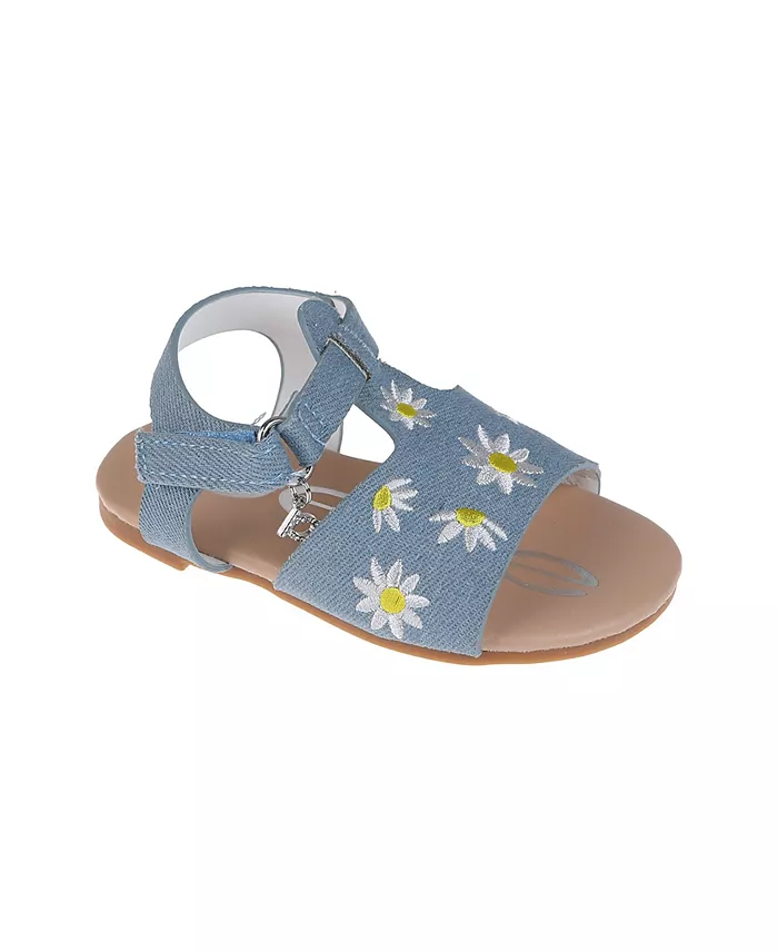 Сандалии для девочек с джинсовой тканью и вышитыми цветами Bebe, синий
Сандалии для девочек с джинсовой тканью и вышитыми цветами Bebe, синий