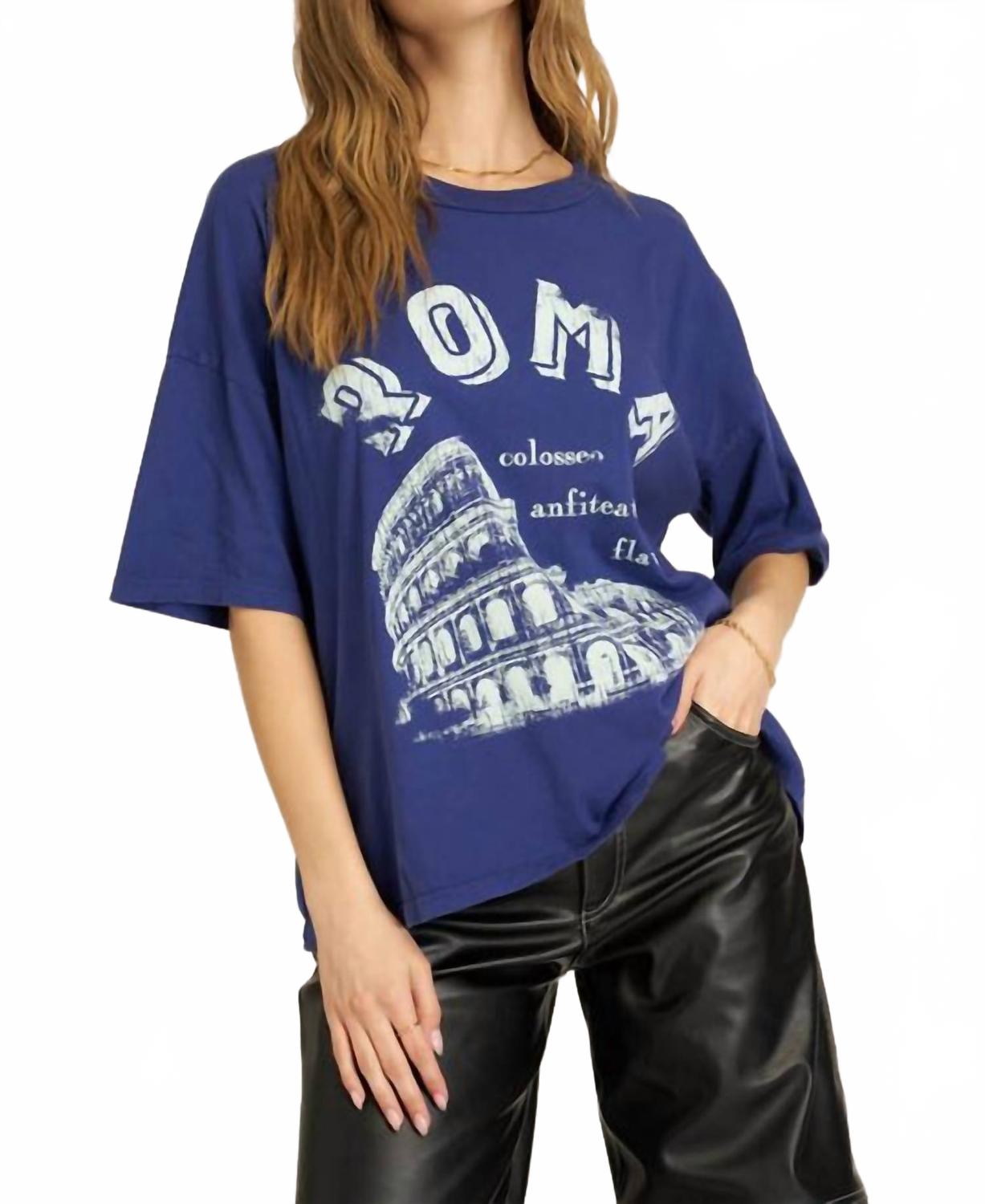 Рома Перфект Бф футболка в насыщенном индиго PROJECT SOCIAL T
Рома Перфект Бф футболка в насыщенном индиго PROJECT SOCIAL T