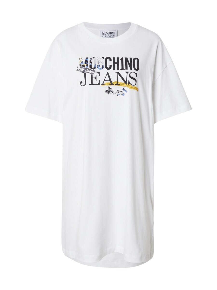 Платье из джерси Moschino Jeans Dress, белый 
Платье из джерси Moschino Jeans Dress, белый