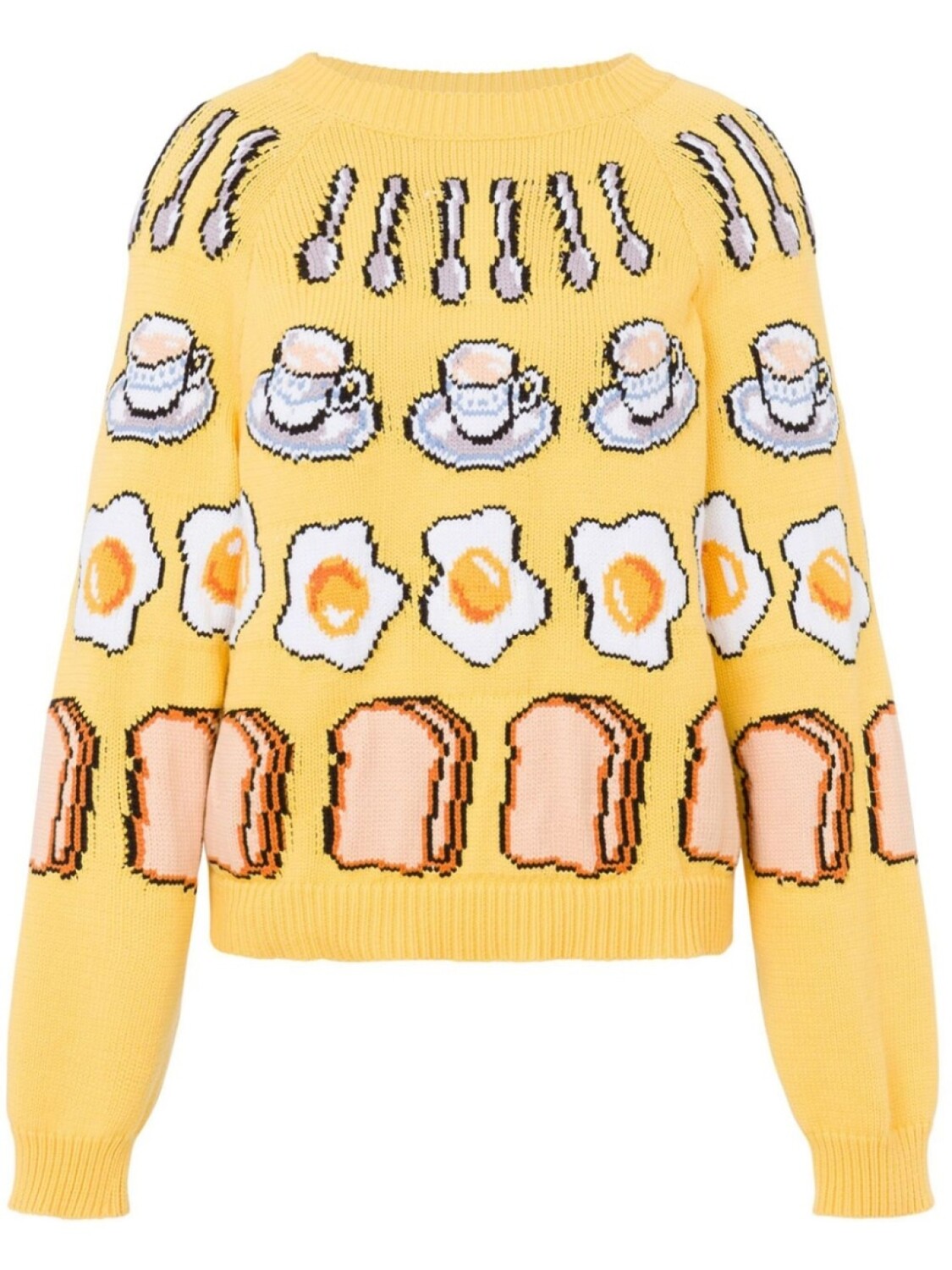 Moschino жаккардовый свитер, желтый
Moschino жаккардовый свитер, желтый