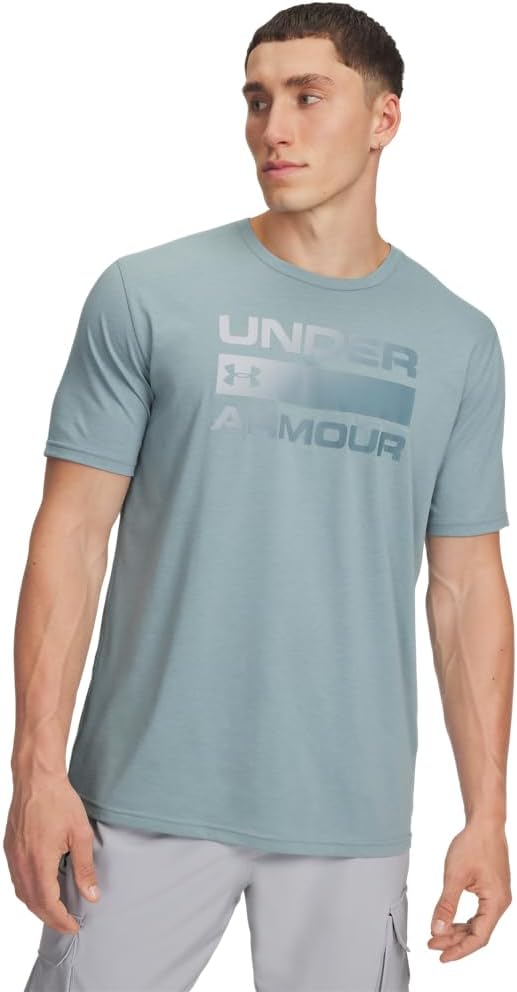 Футболка с коротким рукавом с надписью Under Armour Men's Team Issue, (323) Serpentine/Jasper Blue
Футболка с коротким рукавом с надписью Under Armour Men's Team Issue, (323) Serpentine/Jasper Blue