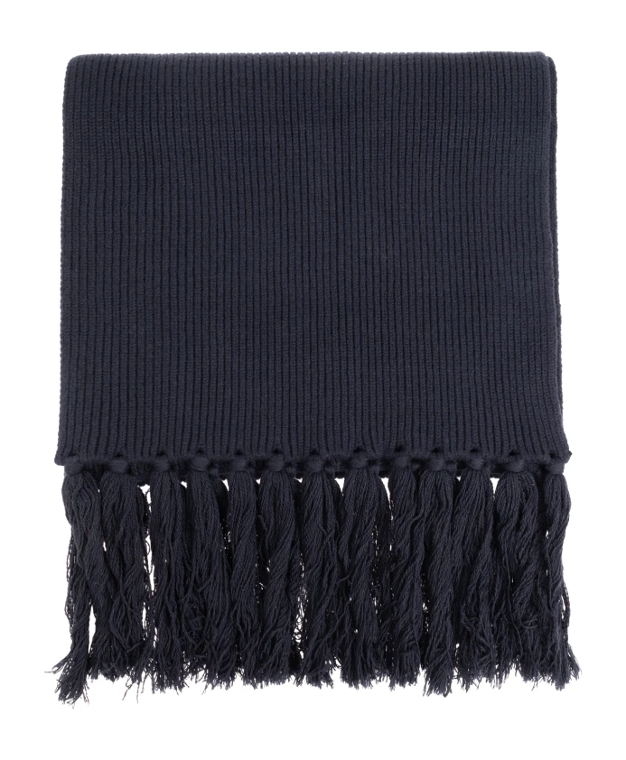 Шарф с бахромой Officine Générale, синий
Шарф с бахромой Officine Générale, синий