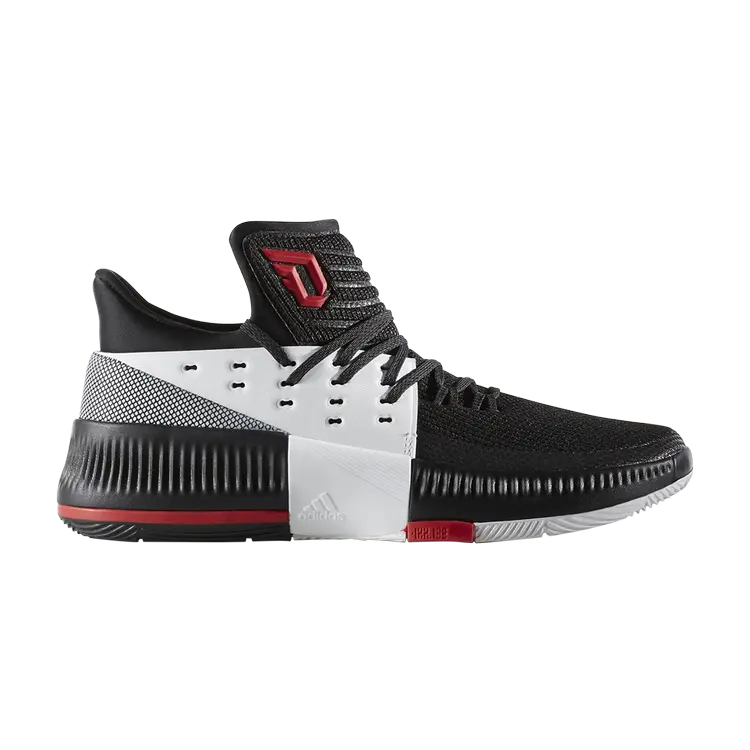 Кроссовки Adidas Dame 3, черный/белый/красный
Кроссовки Adidas Dame 3, черный/белый/красный