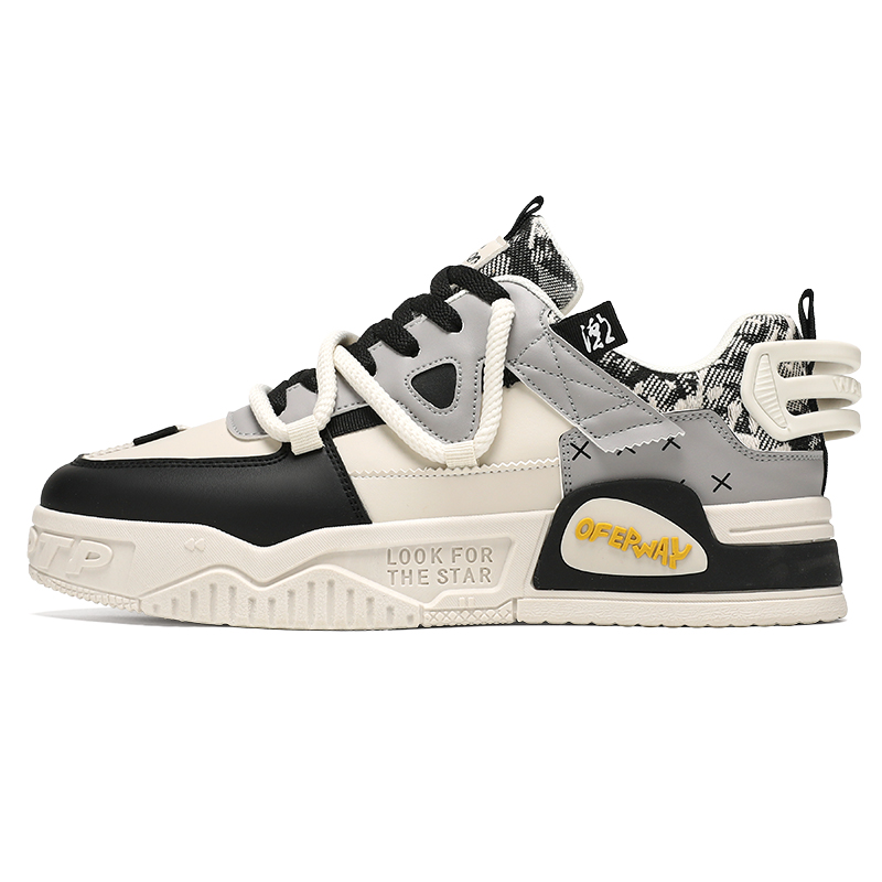 PLAY COBBLER Мужские лоу-топ скейтборд кроссовки бежево-черные, цвет Beige Black 
PLAY COBBLER Мужские лоу-топ скейтборд кроссовки бежево-черные, цвет Beige Black