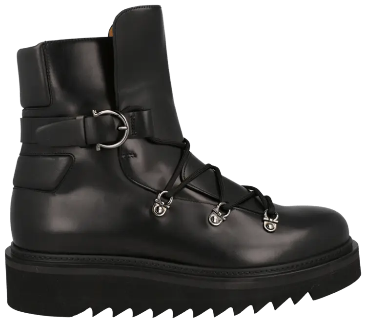 Ботинки Ferragamo Giulio Lace-Up Demi Boot, черный
Ботинки Ferragamo Giulio Lace-Up Demi Boot, черный