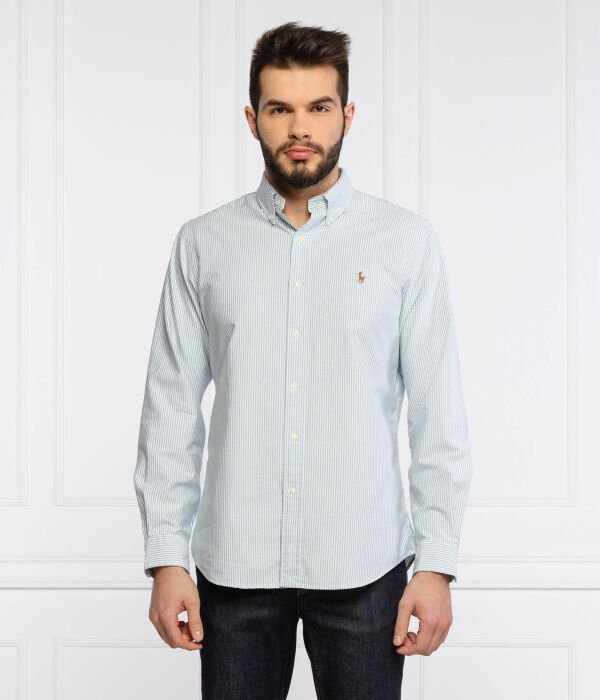 Рубашка Slim fit Polo Ralph Lauren, синий 
Рубашка Slim fit Polo Ralph Lauren, синий