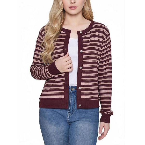 Кардиган с длинным рукавом Ny Collection, Burgundy Tan Stripe
Кардиган с длинным рукавом Ny Collection, Burgundy Tan Stripe