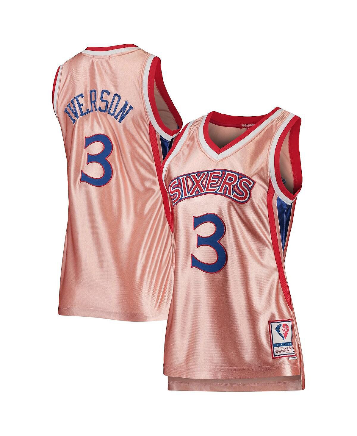Женская розовая майка Allen Iverson Philadelphia 76ers 75th Anniversary Rose Gold 1996 Swingman Mitchell & Ness, розовый
Женская розовая майка Allen Iverson Philadelphia 76ers 75th Anniversary Rose Gold 1996 Swingman Mitchell & Ness, розовый