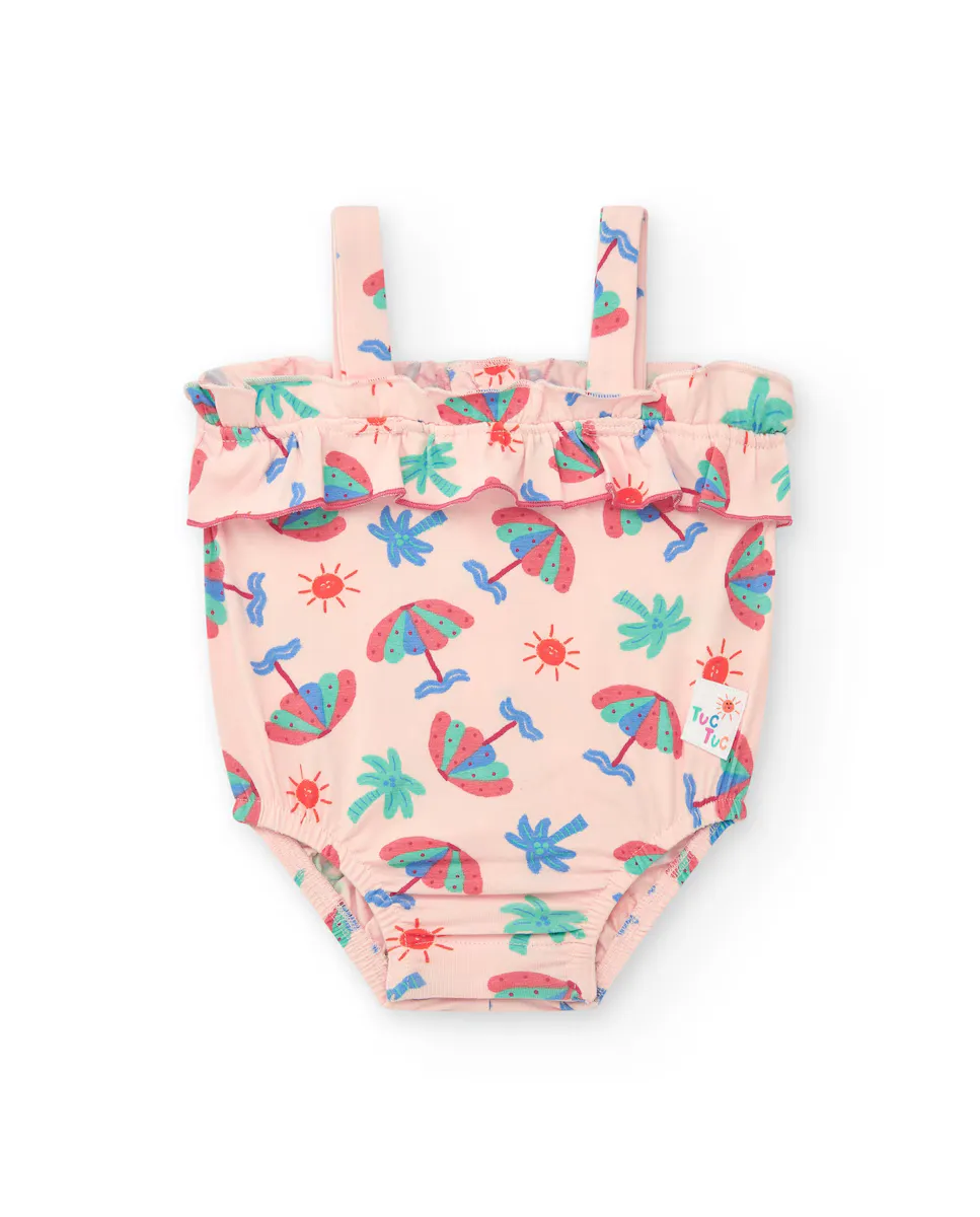Боди для девочки с принтом и оборкой Tuc tuc, розовый
Боди для девочки с принтом и оборкой Tuc tuc, розовый