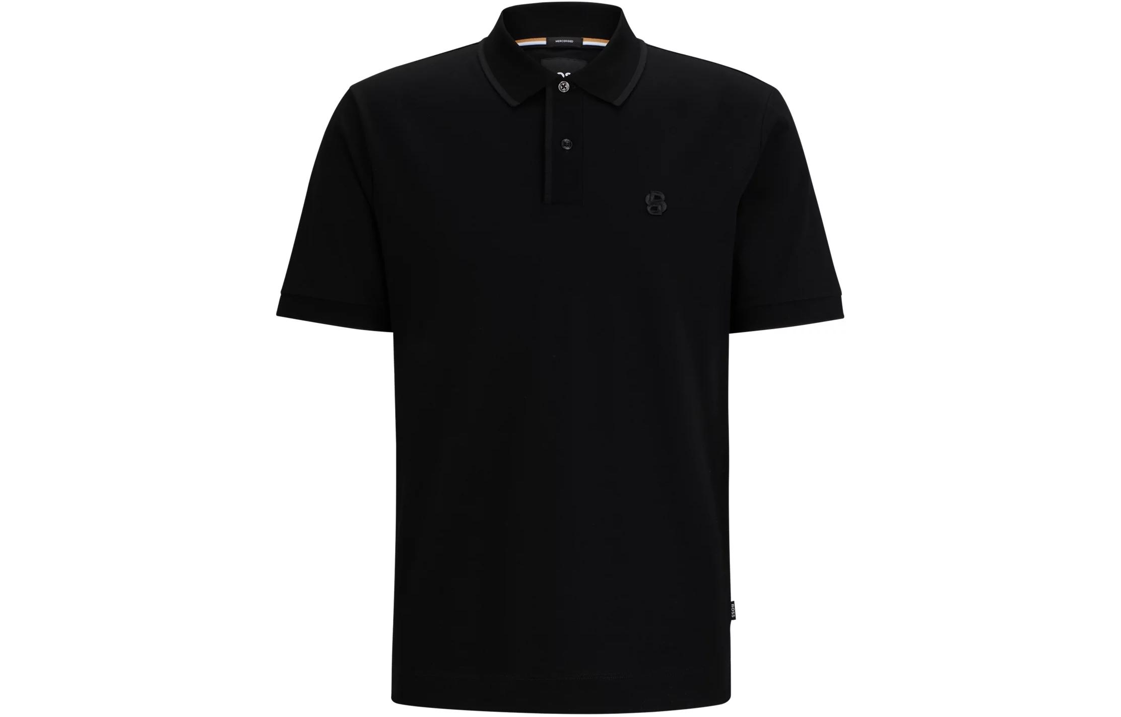 Хлопковая поло с вышитым логотипом HUGO BOSS, черный
Хлопковая поло с вышитым логотипом HUGO BOSS, черный