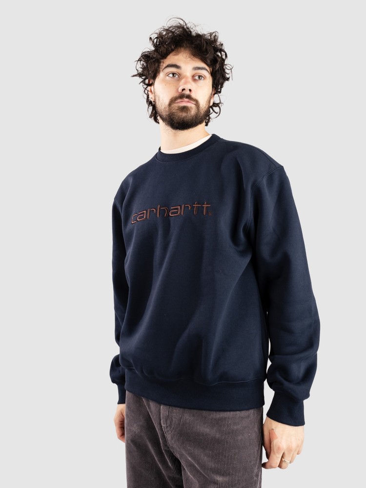 Толстовка Carhartt WIP Sweat Sweater, deep night/palisander
Толстовка Carhartt WIP Sweat Sweater, deep night/palisander
