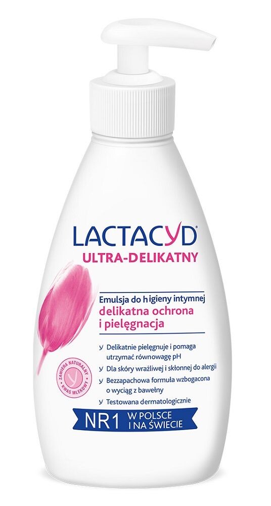Lactacyd Ultra-Delikatny эмульсия для интимной гигиены, 200 ml
Lactacyd Ultra-Delikatny эмульсия для интимной гигиены, 200 ml