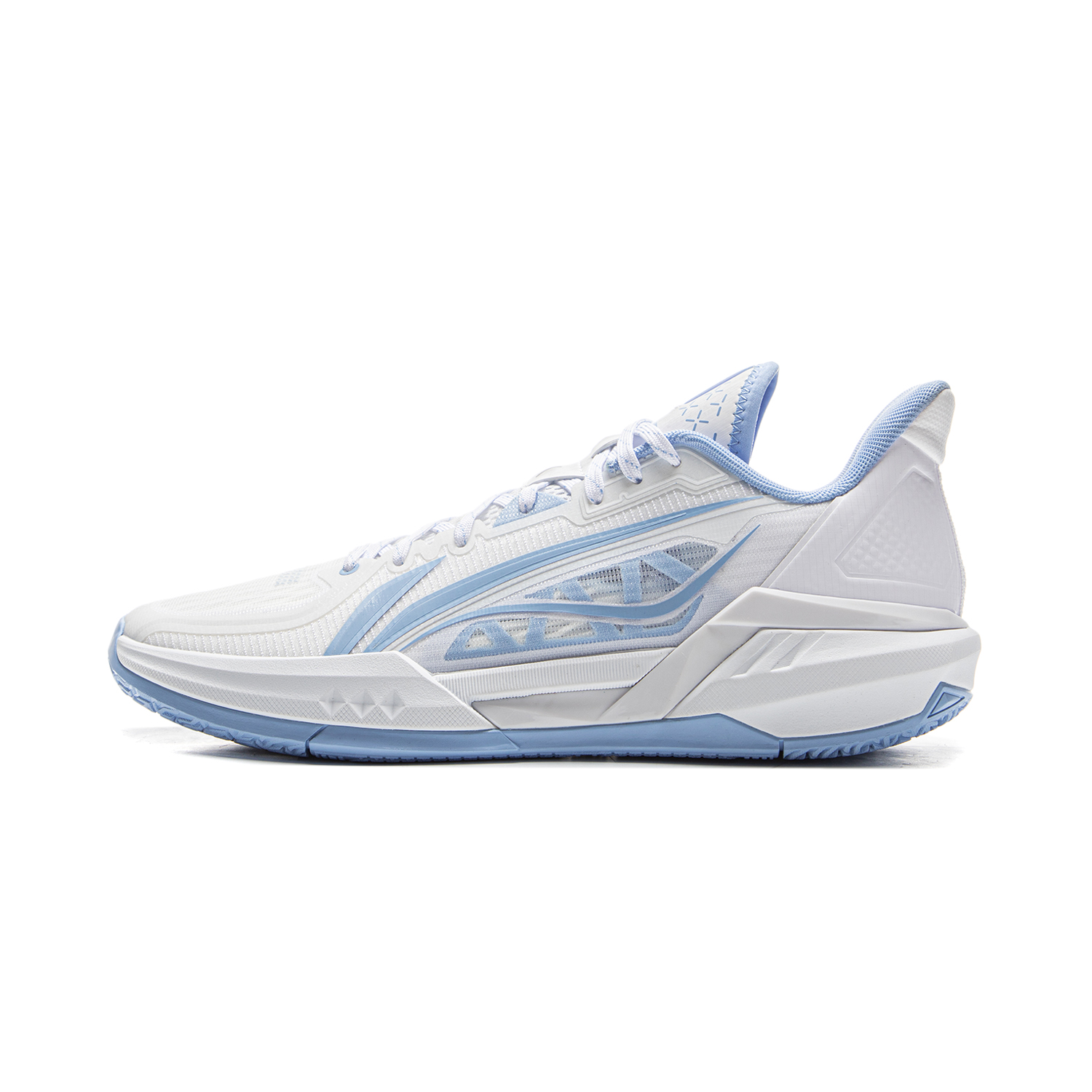 LINING Баскетбольные кроссовки Light Speed 3 мужские низкие, цвет белый синий 
LINING Баскетбольные кроссовки Light Speed 3 мужские низкие, цвет белый синий