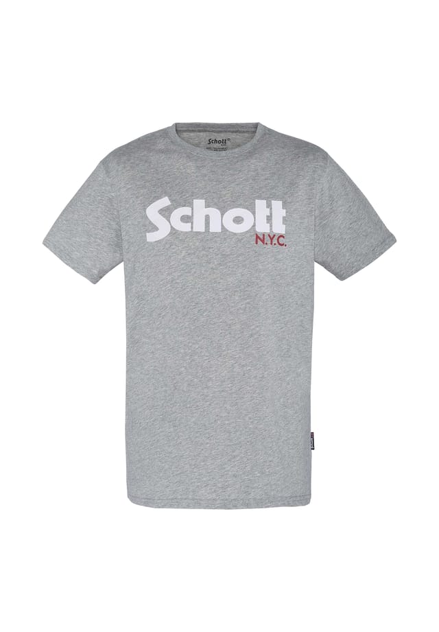 Футболка с логотипом рубашка с коротким рукавом Schott N.Y.C., серый
Футболка с логотипом рубашка с коротким рукавом Schott N.Y.C., серый