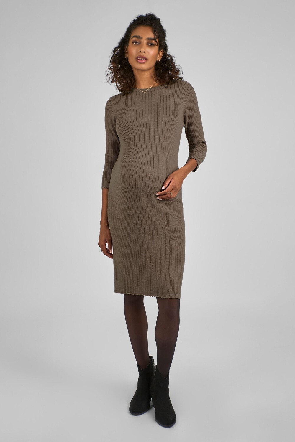 Трикотажное платье труба для беременных Jojo Maman Bébé, коричневый
Трикотажное платье труба для беременных Jojo Maman Bébé, коричневый