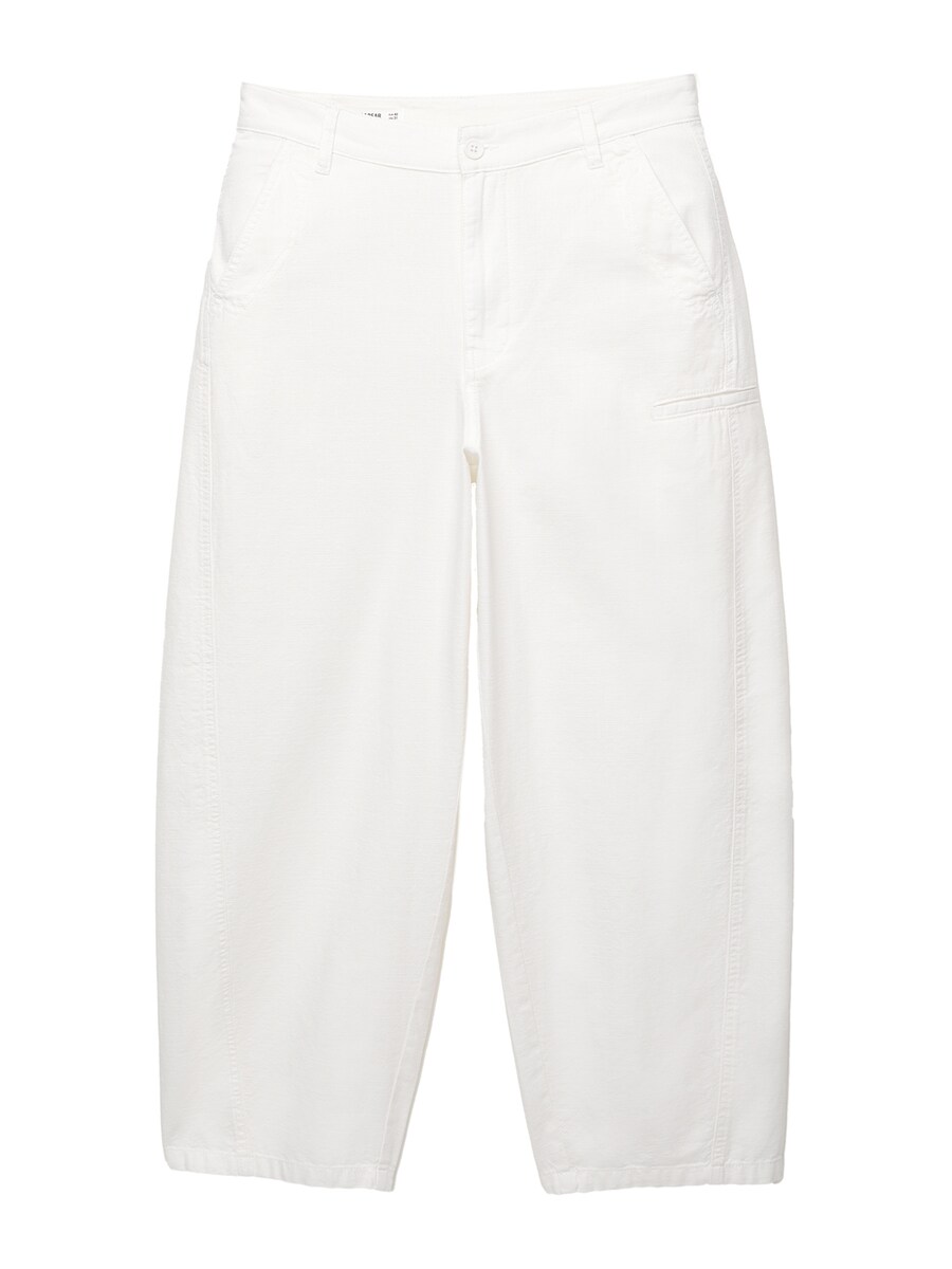 Мешковатые штаны Pull&Bear, белый
Мешковатые штаны Pull&Bear, белый