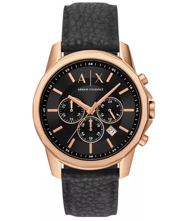 Мужские часы Armani Exchange с хронографом, черные, резиновые, 44 мм A|X Armani Exchange
Мужские часы Armani Exchange с хронографом, черные, резиновые, 44 мм A|X Armani Exchange