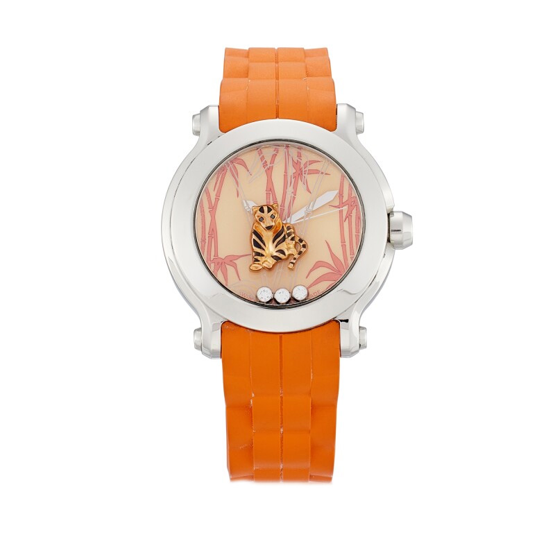 Часы Chopard Happy Diamonds с кварцевым механизмом для женщин, 36 мм, разноцветный циферблат, корпус из нержавеющей стали, резиновый ремешок
Часы Chopard Happy Diamonds с кварцевым механизмом для женщин, 36 мм, разноцветный циферблат, корпус из нержавеющей стали, резиновый ремешок