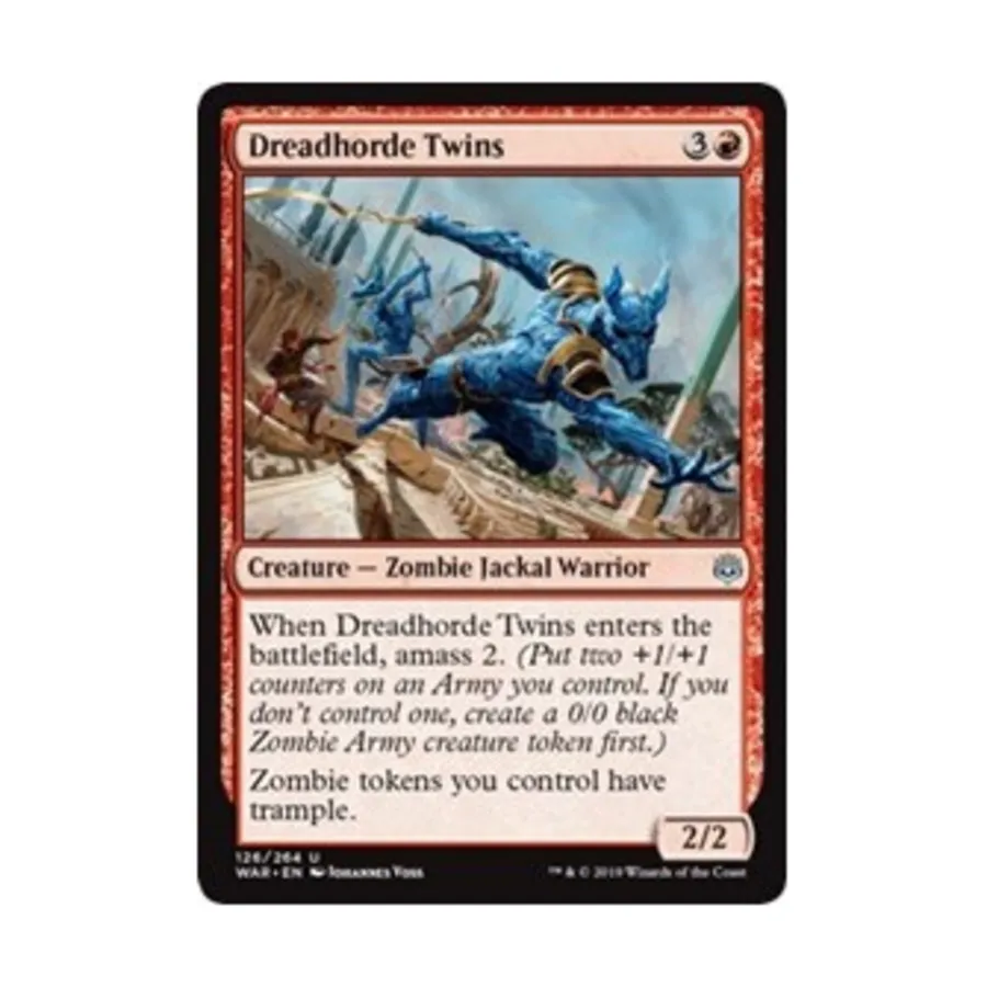 CCG Близнецы Ужасной Орды (U), MTG - War of the Spark
CCG Близнецы Ужасной Орды (U), MTG - War of the Spark