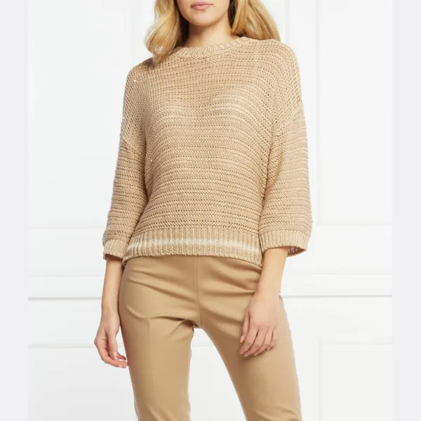 Свитер обычного кроя Peserico, коричневый
Свитер обычного кроя Peserico, коричневый