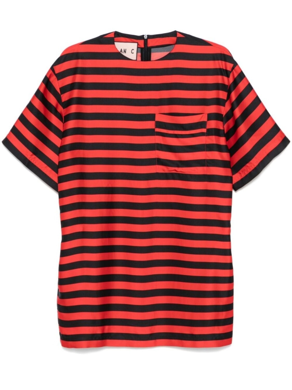 Plan C атласное платье мини в полоску, красный
Plan C атласное платье мини в полоску, красный