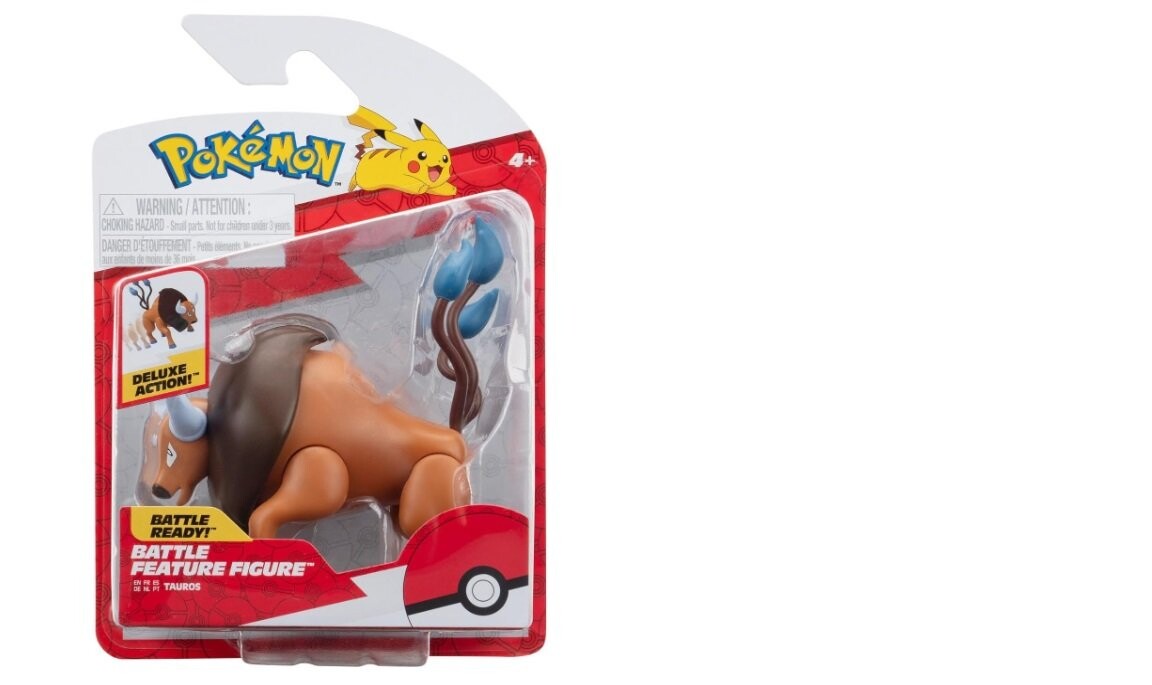 PKW - Фигурка Battle Feature (Таурос) W16 Pokemon
PKW - Фигурка Battle Feature (Таурос) W16 Pokemon