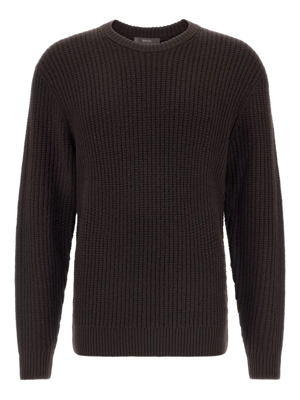 Свитер с круглым воротником Boggi Milano, коричневый
Свитер с круглым воротником Boggi Milano, коричневый
