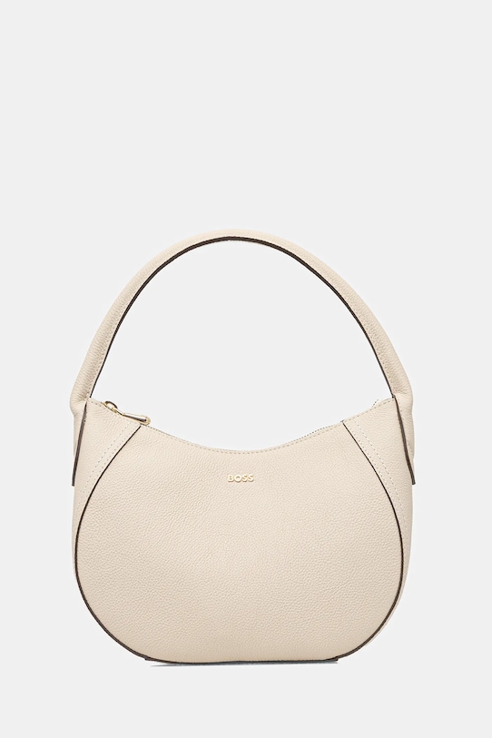 Кожаная сумка-хобо lenah sm BOSS, бежевый
Кожаная сумка-хобо lenah sm BOSS, бежевый