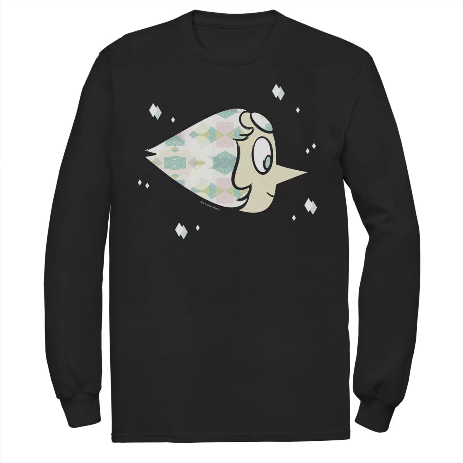 Мужская футболка с длинными рукавами и плавающей головой с жемчугом Cartoon Network Steven Universe Licensed Character
Мужская футболка с длинными рукавами и плавающей головой с жемчугом Cartoon Network Steven Universe Licensed Character